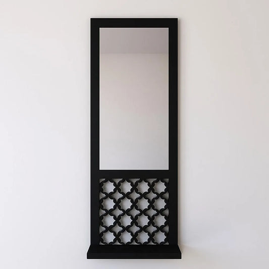 Wooden Mirror Wall Shelves | Set of 3