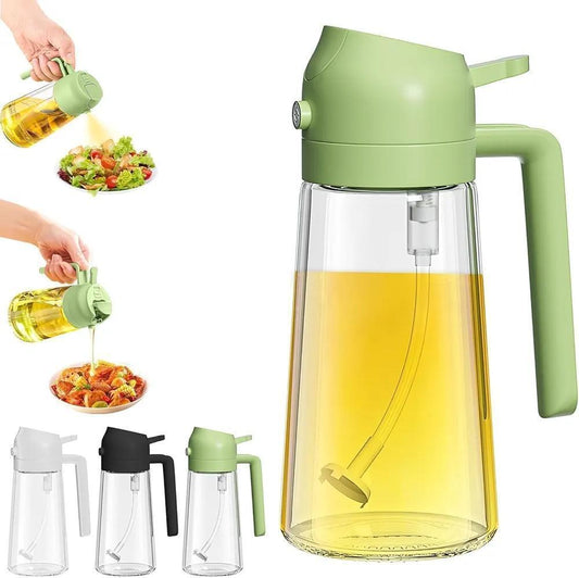 Olive Oil Sprayer Glass | Green 100ml | Kitchen Use