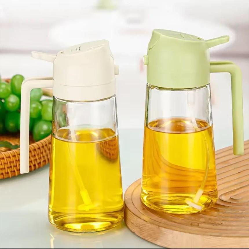 Olive Oil Sprayer Glass | Green 100ml | Kitchen Use