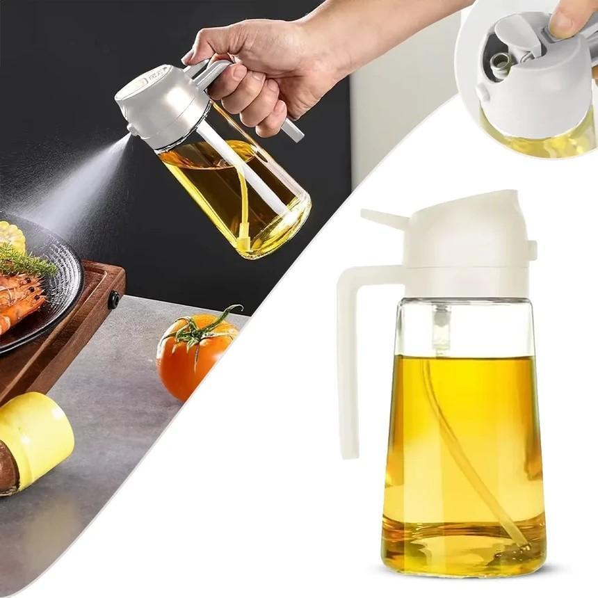 Olive Oil Sprayer Glass | Green 100ml | Kitchen Use