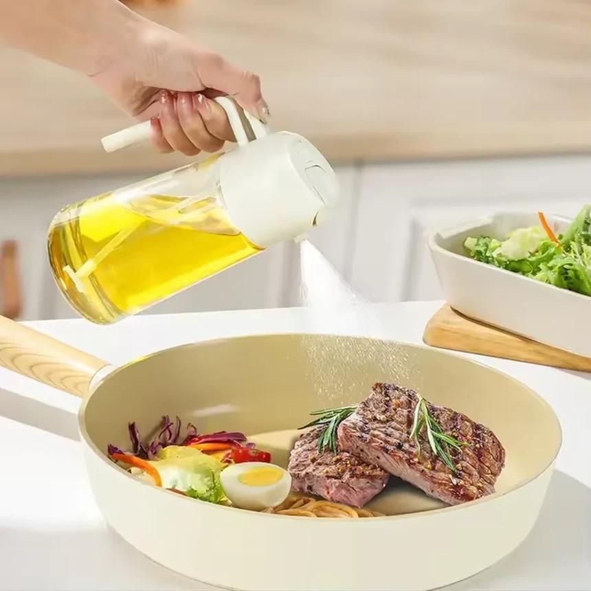 Olive Oil Sprayer Glass | Green 100ml | Kitchen Use