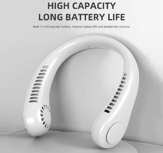 Rechargeable Neck Fan | Bladeless USB Cooling Fan